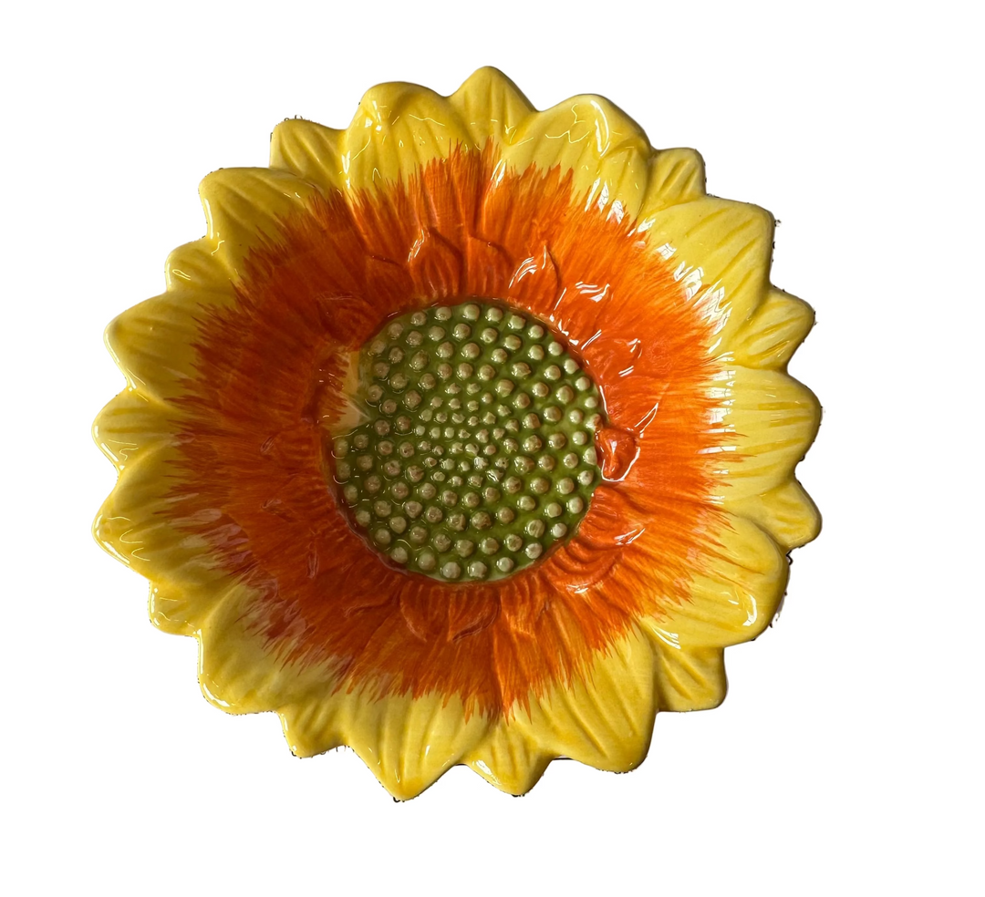 Small Sunflower Stoneware Bowl