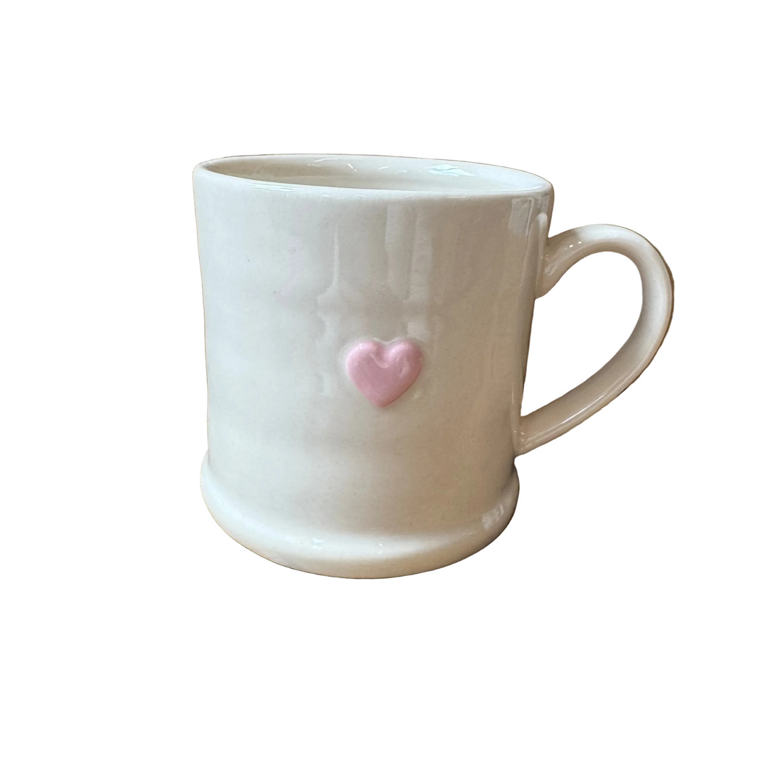 Mini Pink Heart Mug
