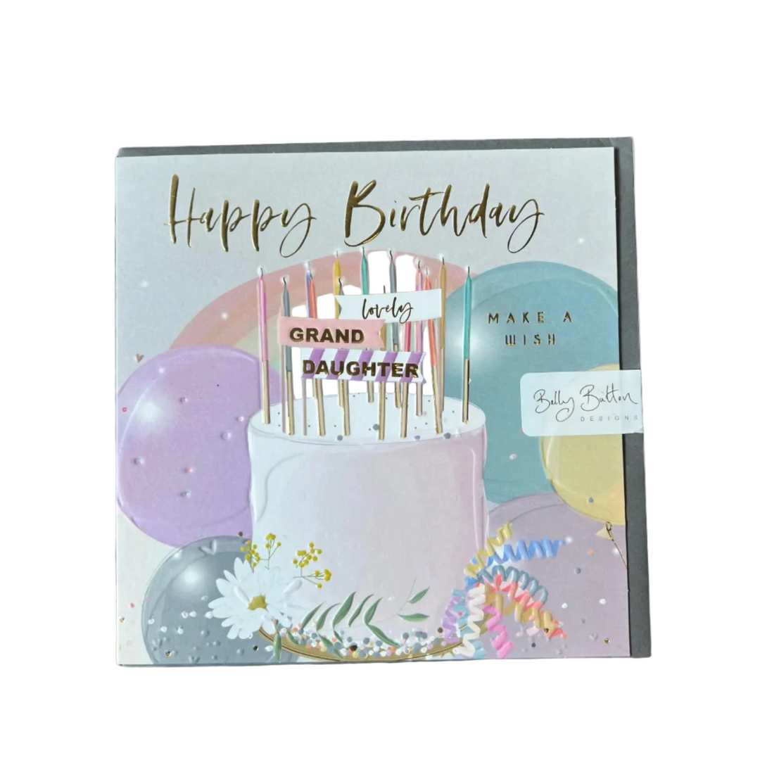 Lovely Granddaughter Birthday card