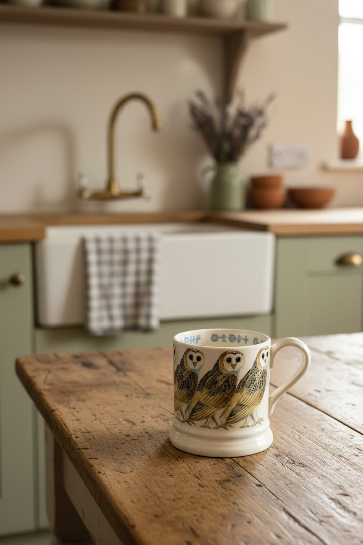Emma Bridgewater Birds Barn Owl 1/2 Pint Mug