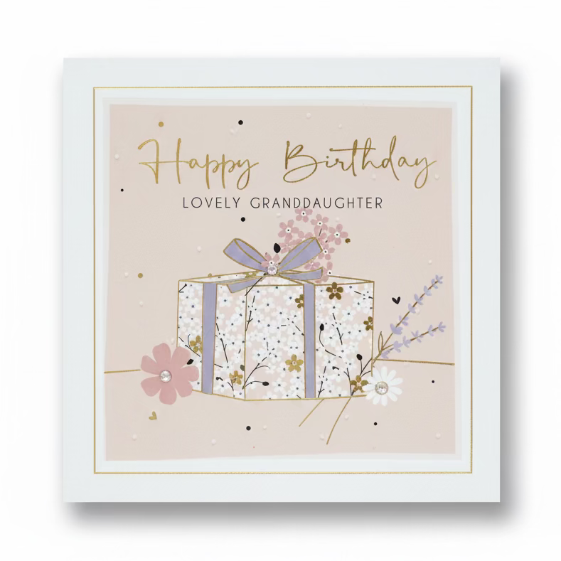 Happy Birthday Lovely Granddaughter Card