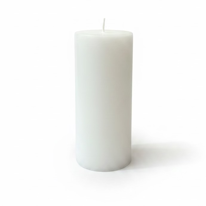 IB Laursen White Candle 140x60mm