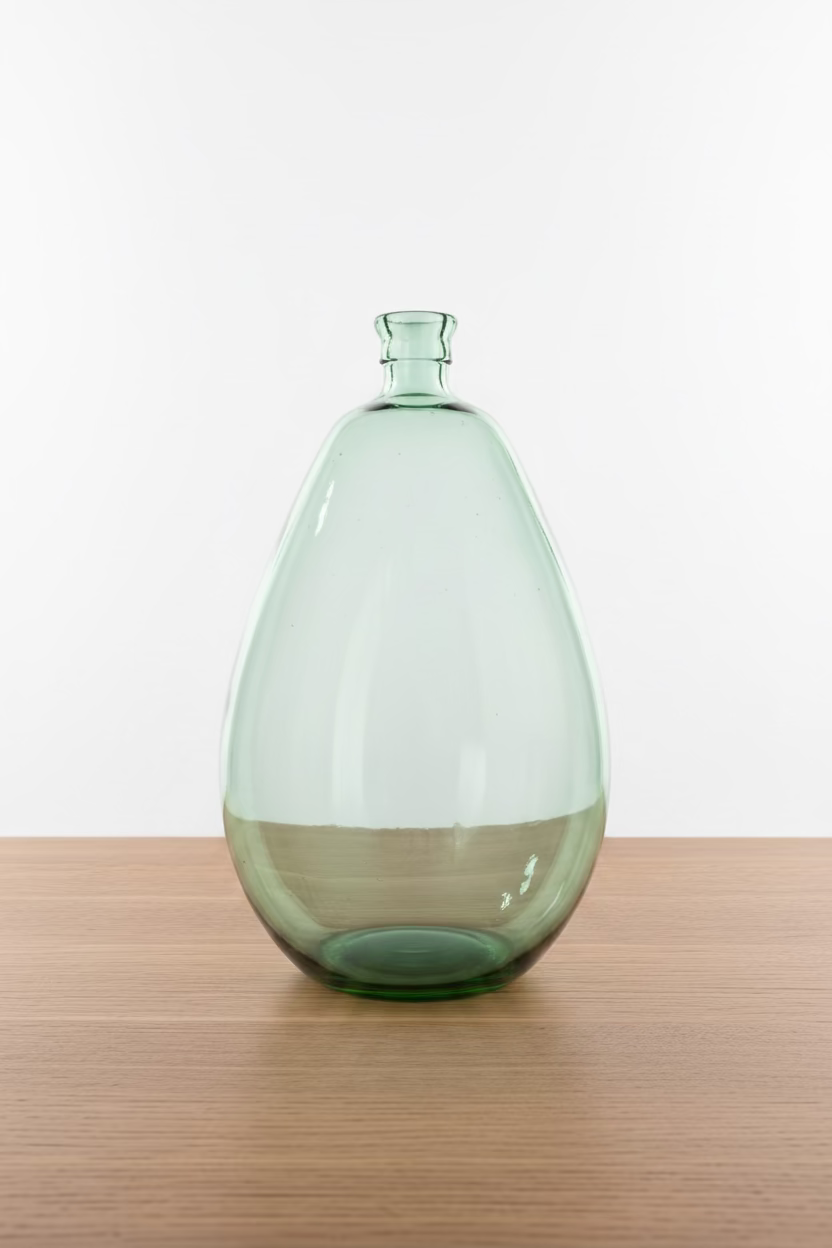 Recycled Glass Bottle Vase