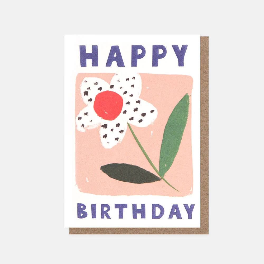 Caroline Gardner Happy Birthday Card with colorful floral design, perfect for celebrating special occasions.