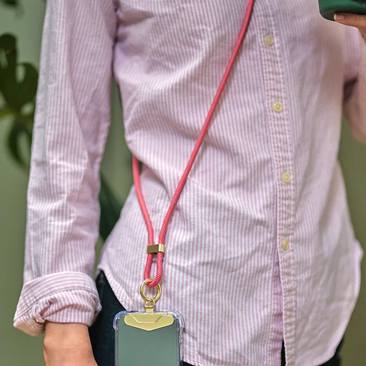 Phone Lanyard &amp; Cable - Pink