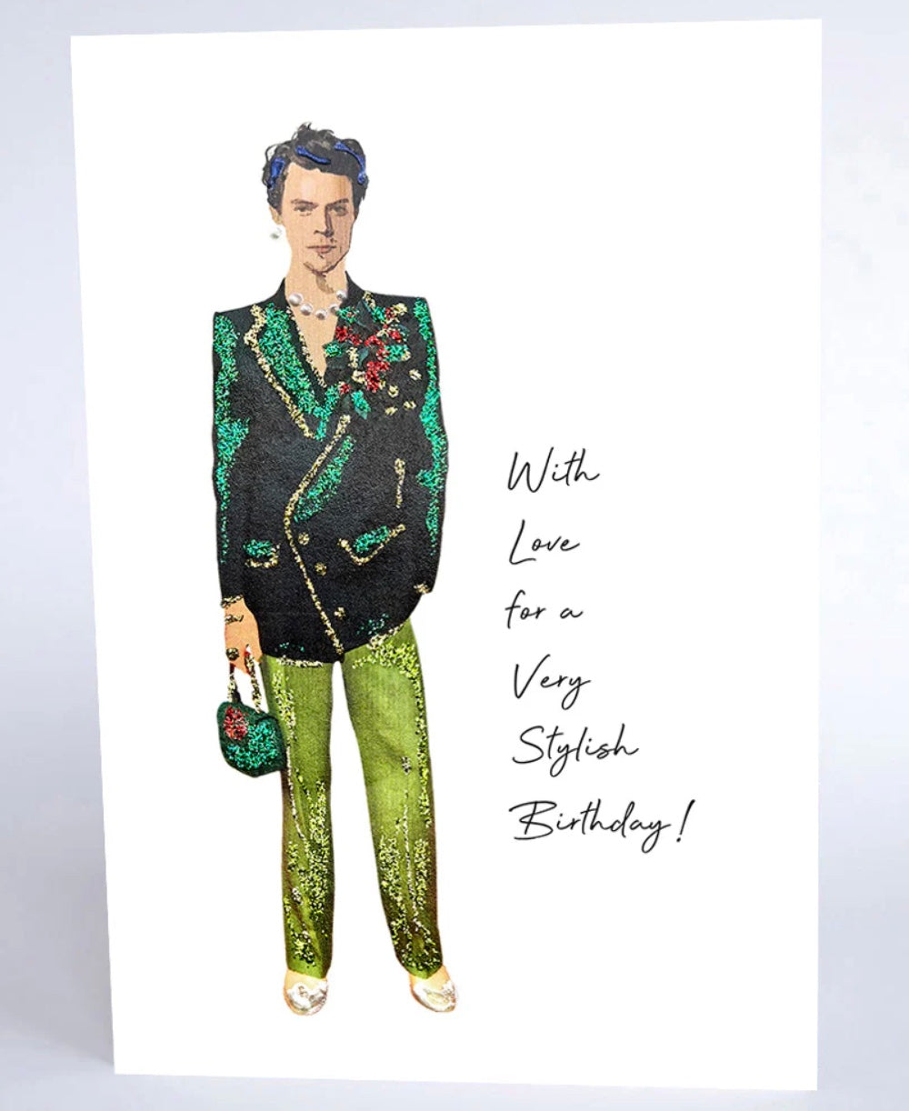 With Love for a Very Stylish Birthday Card
