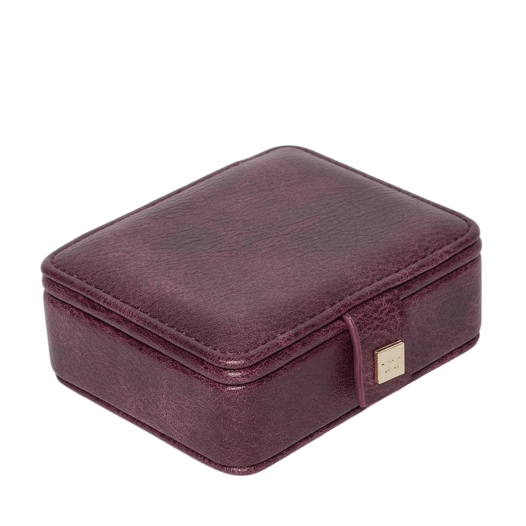 Tutti & Co Spirit Mini Jewellery Box with decorative design, compact storage for rings and small jewelry pieces.