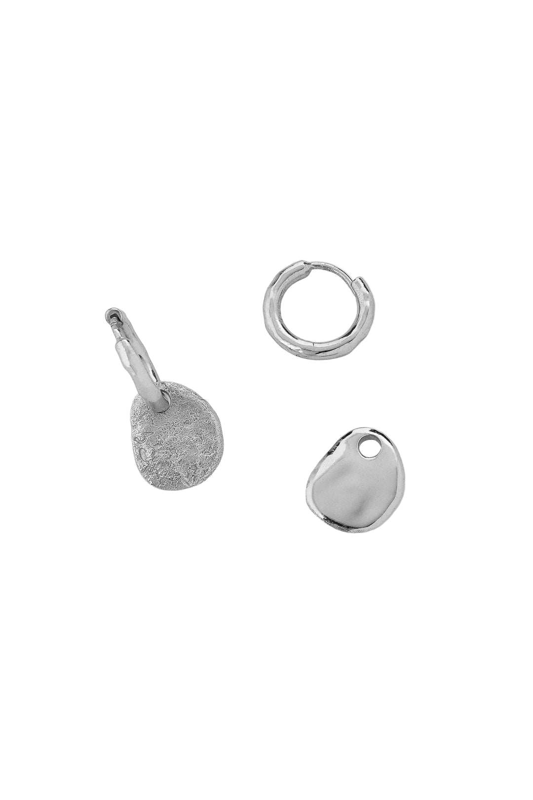 Silver Mist Earrings by Tutti & Co featuring delicate, lightweight design with intricate detailing for elegant wear.