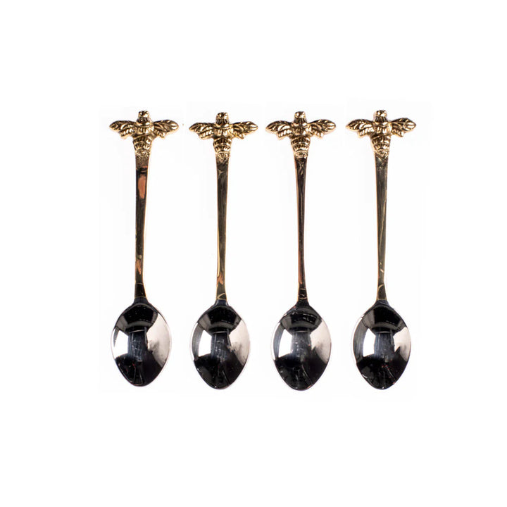 Selbrae House Set of 4 Bee Teaspoons