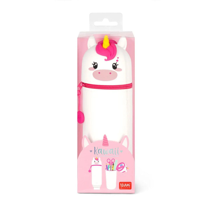 Legami 2 in 1 Silicone Pencil Case Kawaii - Unicorn