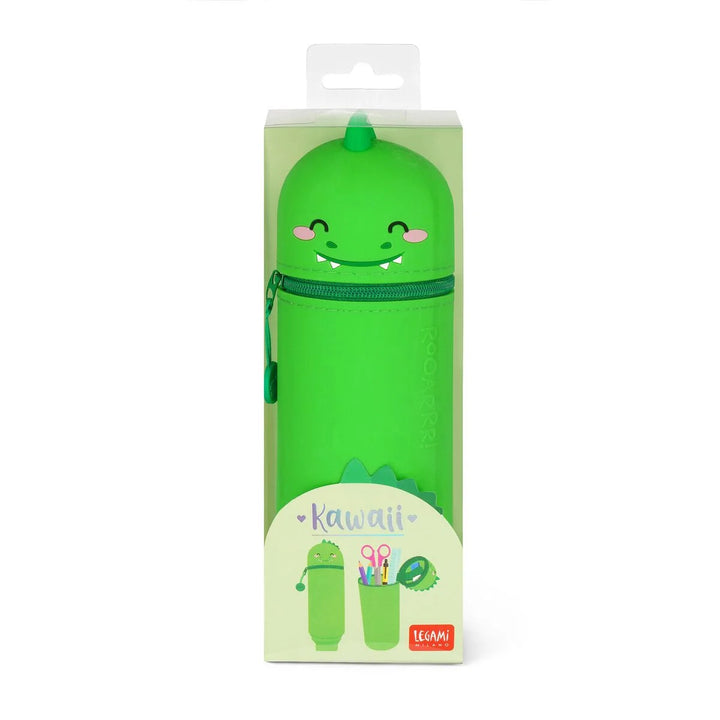Legami 2 in 1 Silicone Pencil Case Kawaii - Dino
