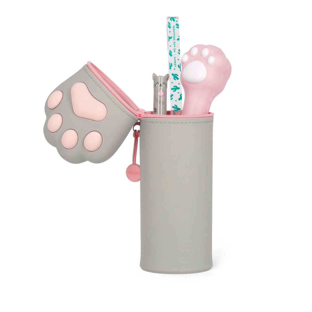 Legami 2 in 1 Silicone Pencil Case Kawaii - Kitty