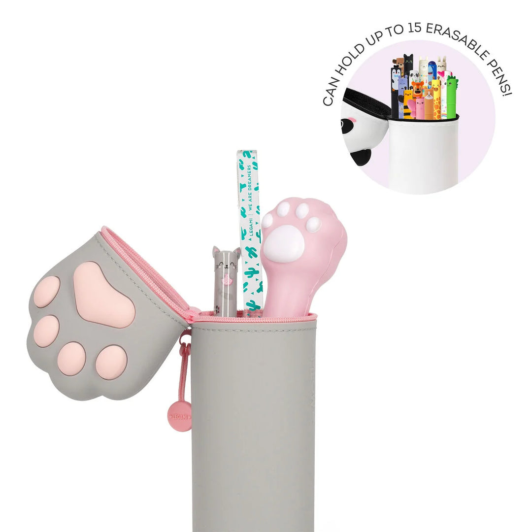 Legami 2 in 1 Silicone Pencil Case Kawaii - Kitty
