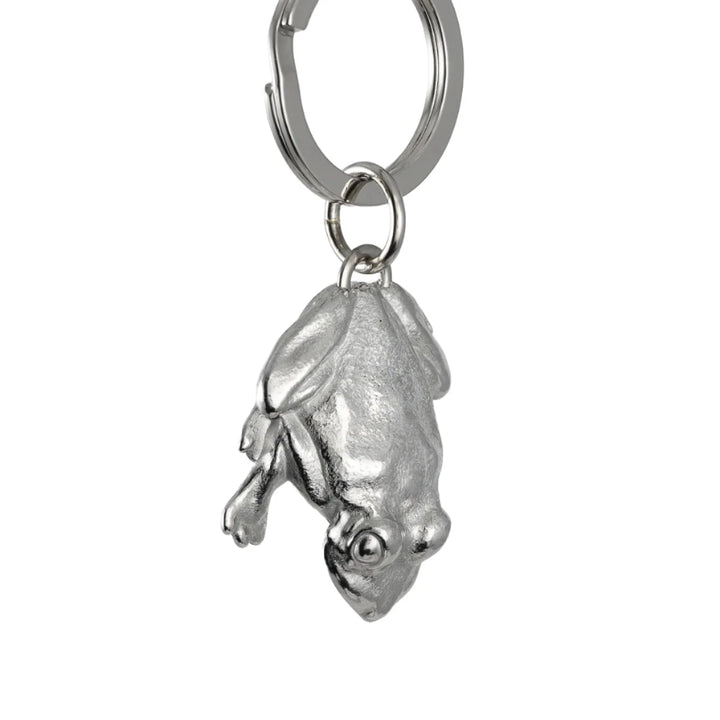Lancaster and Gibbings frog keyring by Cornucopia Home and Gift, featuring a detailed frog design on a metal keychain.