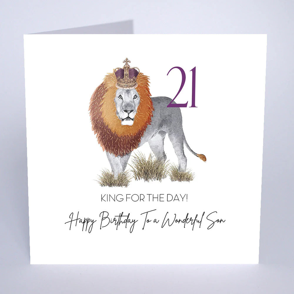 Five Dollar Shake King For The Day Wonderful Son card featuring colorful design and heartfelt message, perfect for celebrating your son