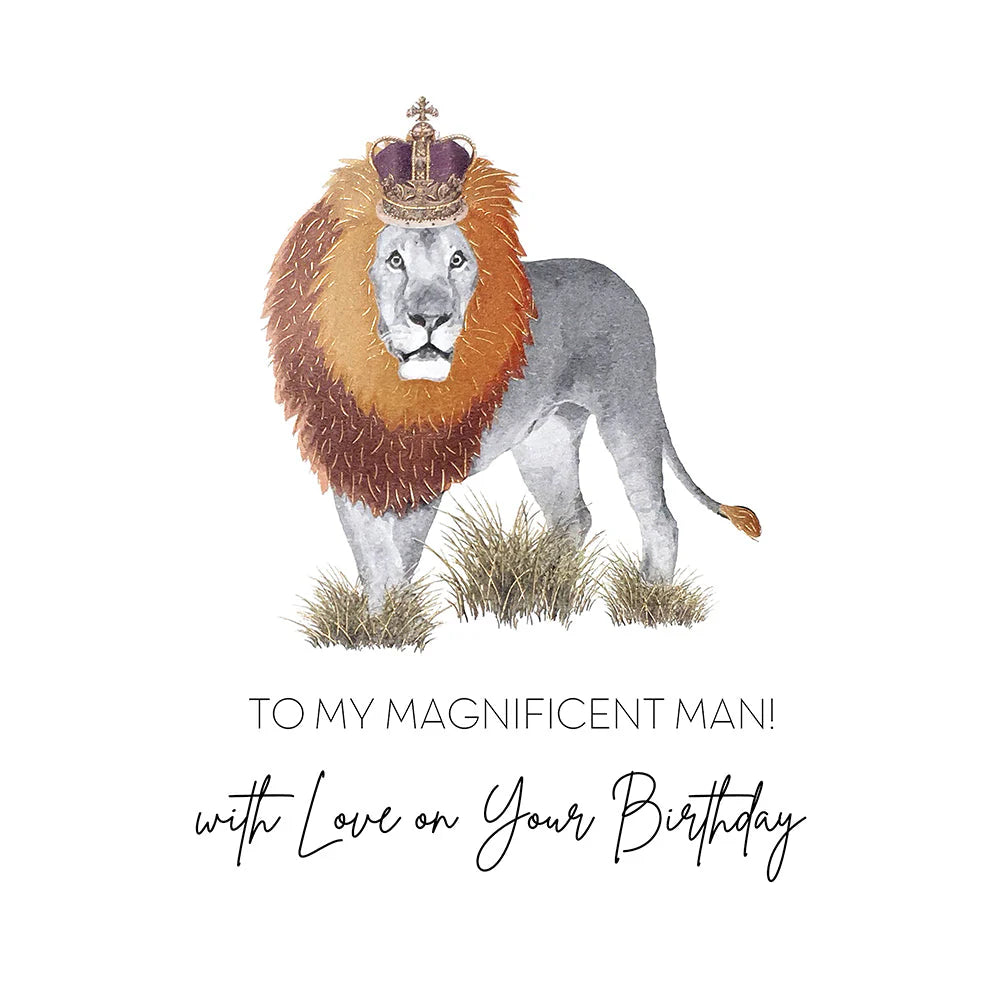 To My Magnificent Man card by Five Dollar Shake from Cornucopia Home and Gift, featuring elegant design and heartfelt message.