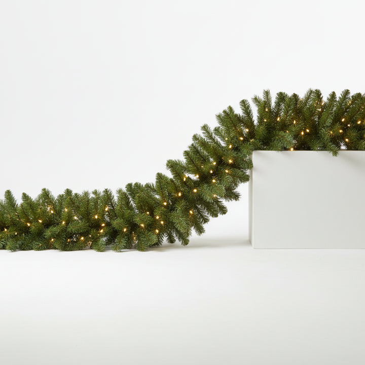 Pre-Lit Micro LED Christmas Garland - 270cm