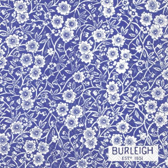 Burleigh Calico Blue Lunch Napkins