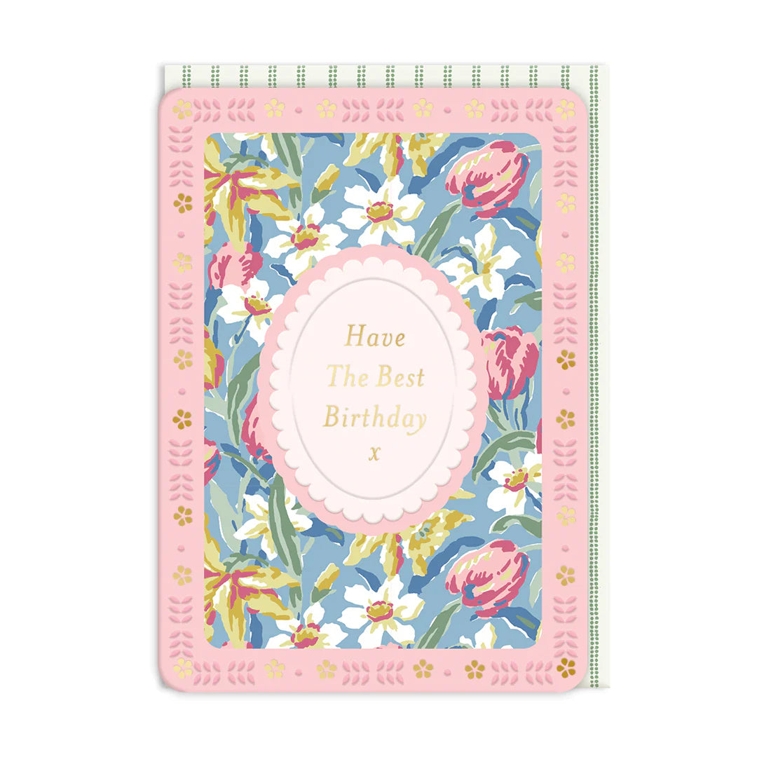 Laura Ashley Birthday Tulip Card