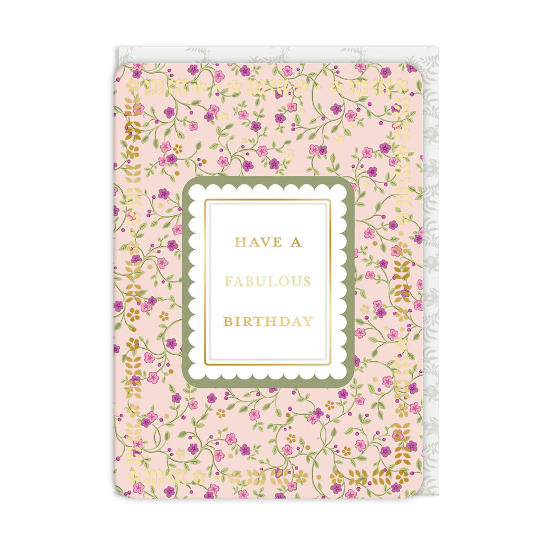 Laura Ashley Have a Fabulous Birthday Card