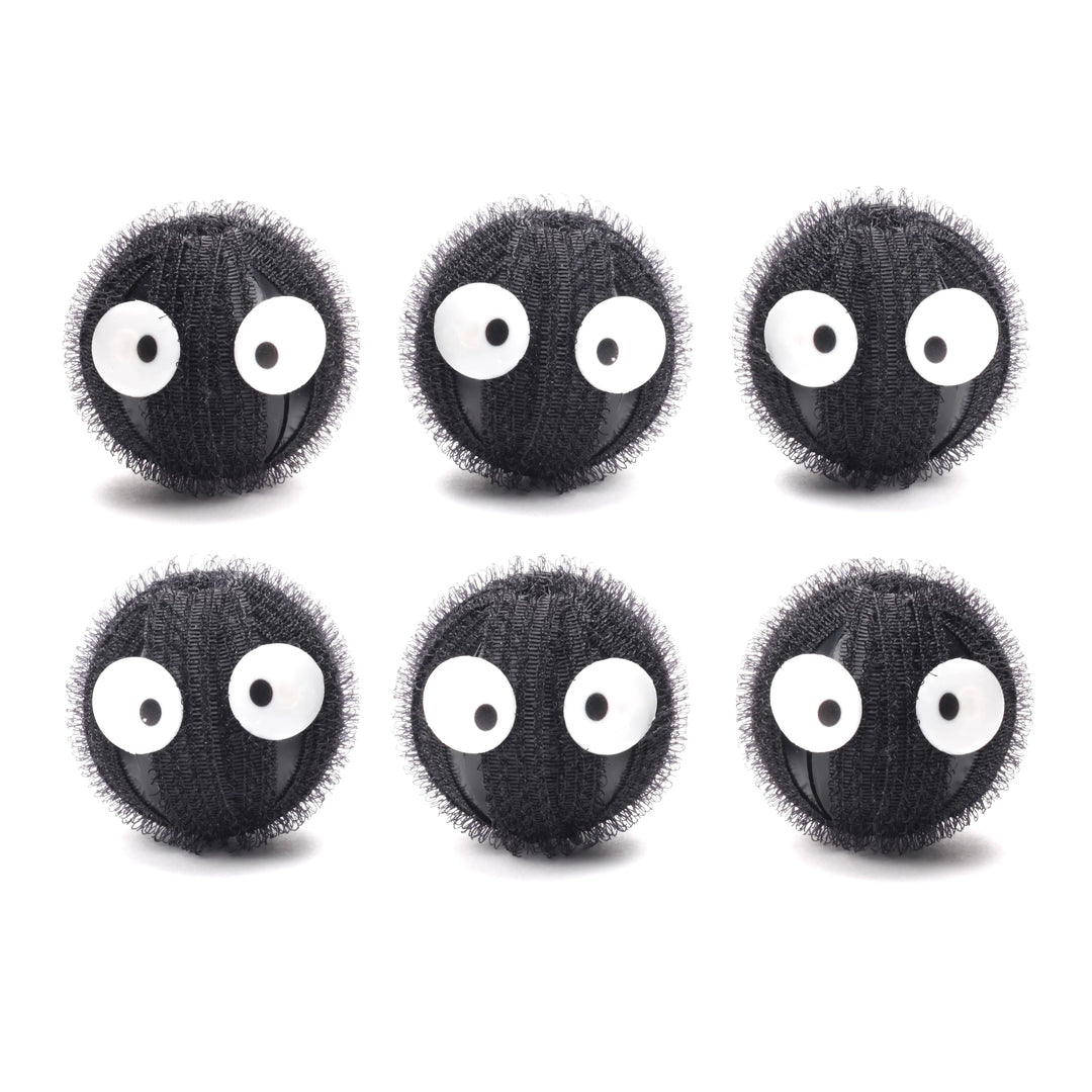 Kikkerland Hair Remover Laundry Balls by Cornucopia Home and Gift, reusable laundry balls for removing pet hair and lint from clothing.