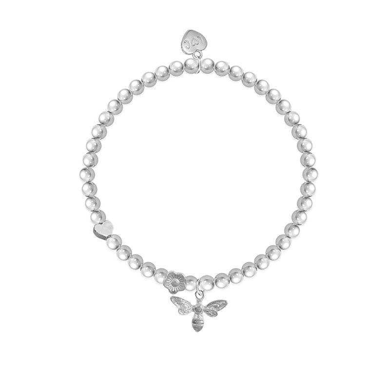 Life charms bracelet featuring "You Are My Bestie" design, by Cornucopia Home and Gift, showcasing a silver-tone bracelet with engraved charms.
