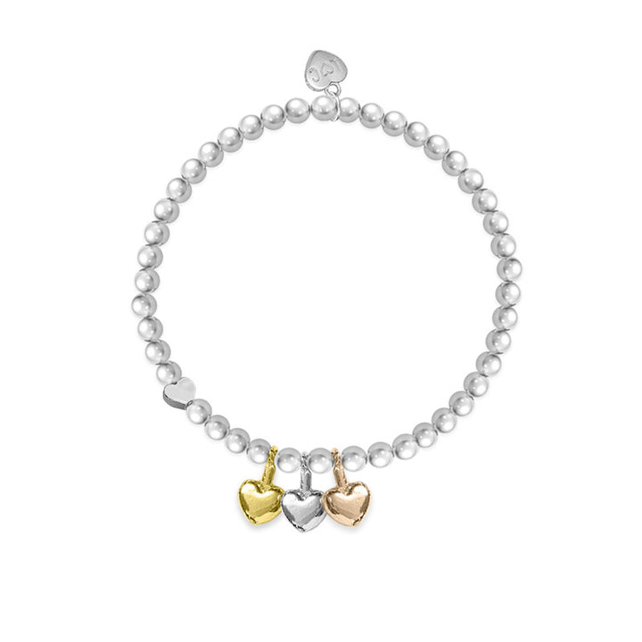 Silver "Just to Say" bracelet with life charms from Cornucopia Home and Gift, featuring delicate design and meaningful details.