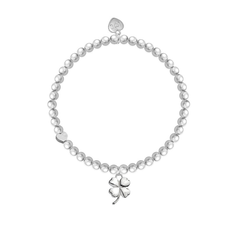 Wish You Good Luck bracelet from Cornucopia Home and Gift featuring a life charm with a wish good luck design.