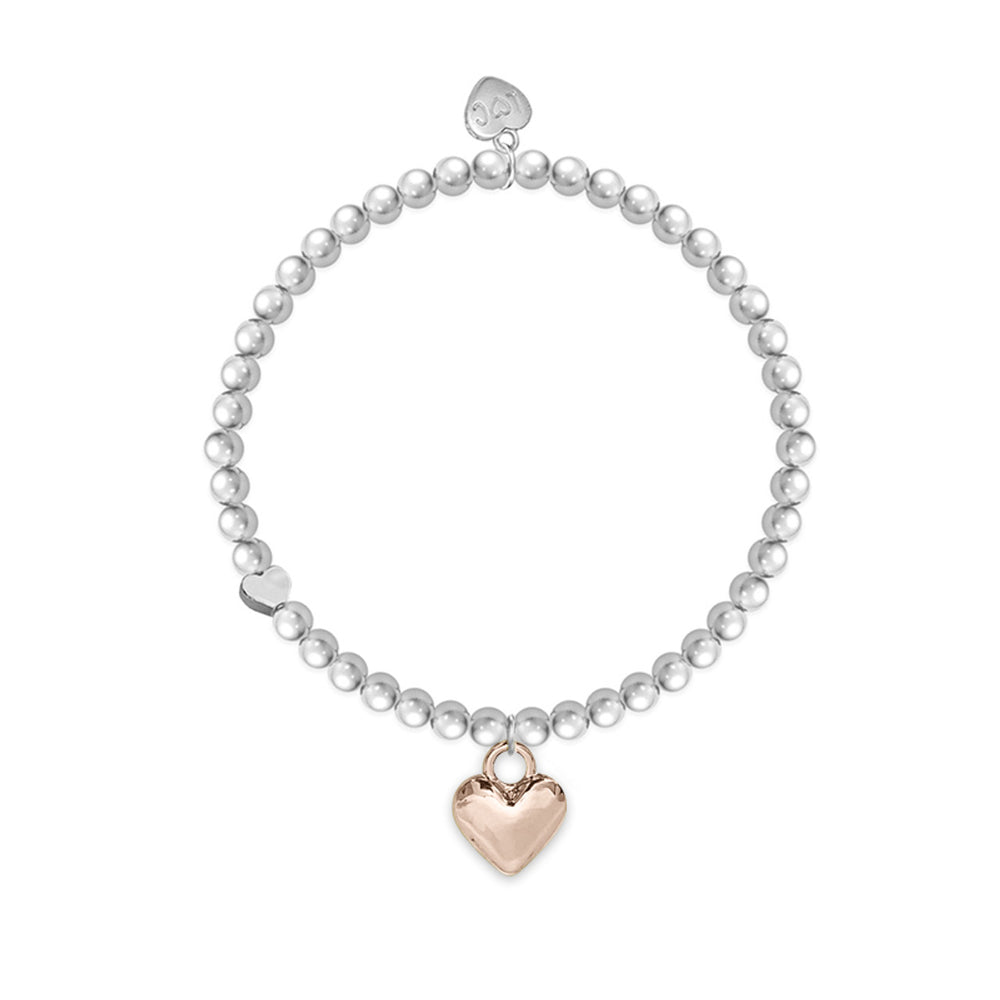 Silver "I'm So Proud of You" bracelet from Cornucopia Home and Gift's Life Charms collection, featuring engraved sentimental message.