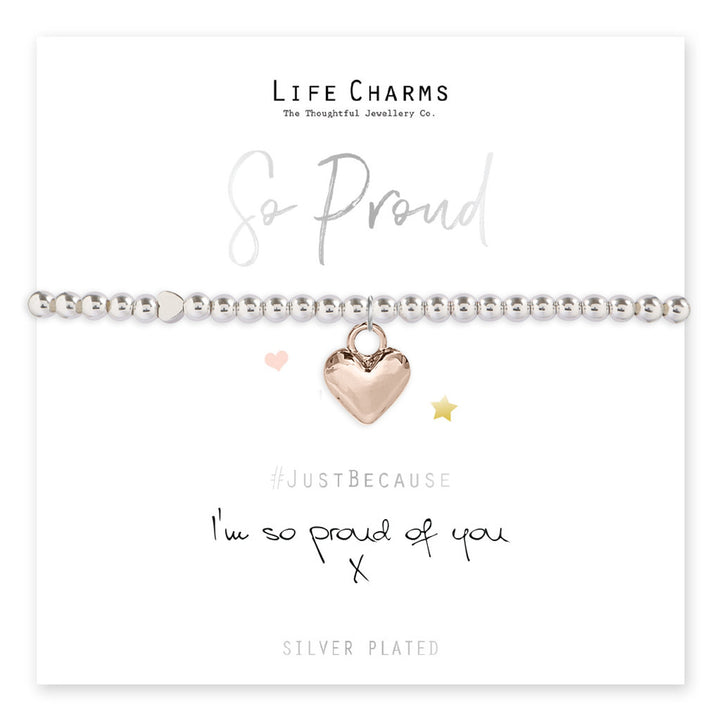 Life charms bracelet with "I&