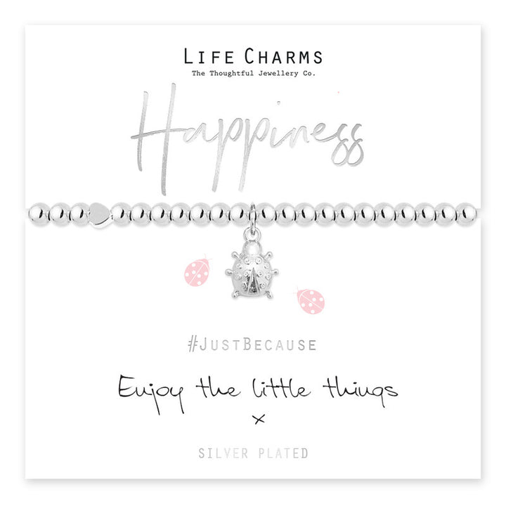 Life charms Happiness Bracelet featuring colorful beads and charms, designed for positive energy and stylish accessories.