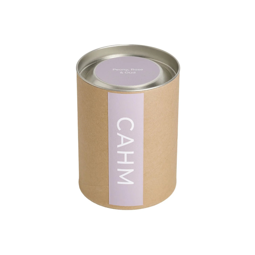 Peony, Rose &amp; Oud Candle - Amber Glass