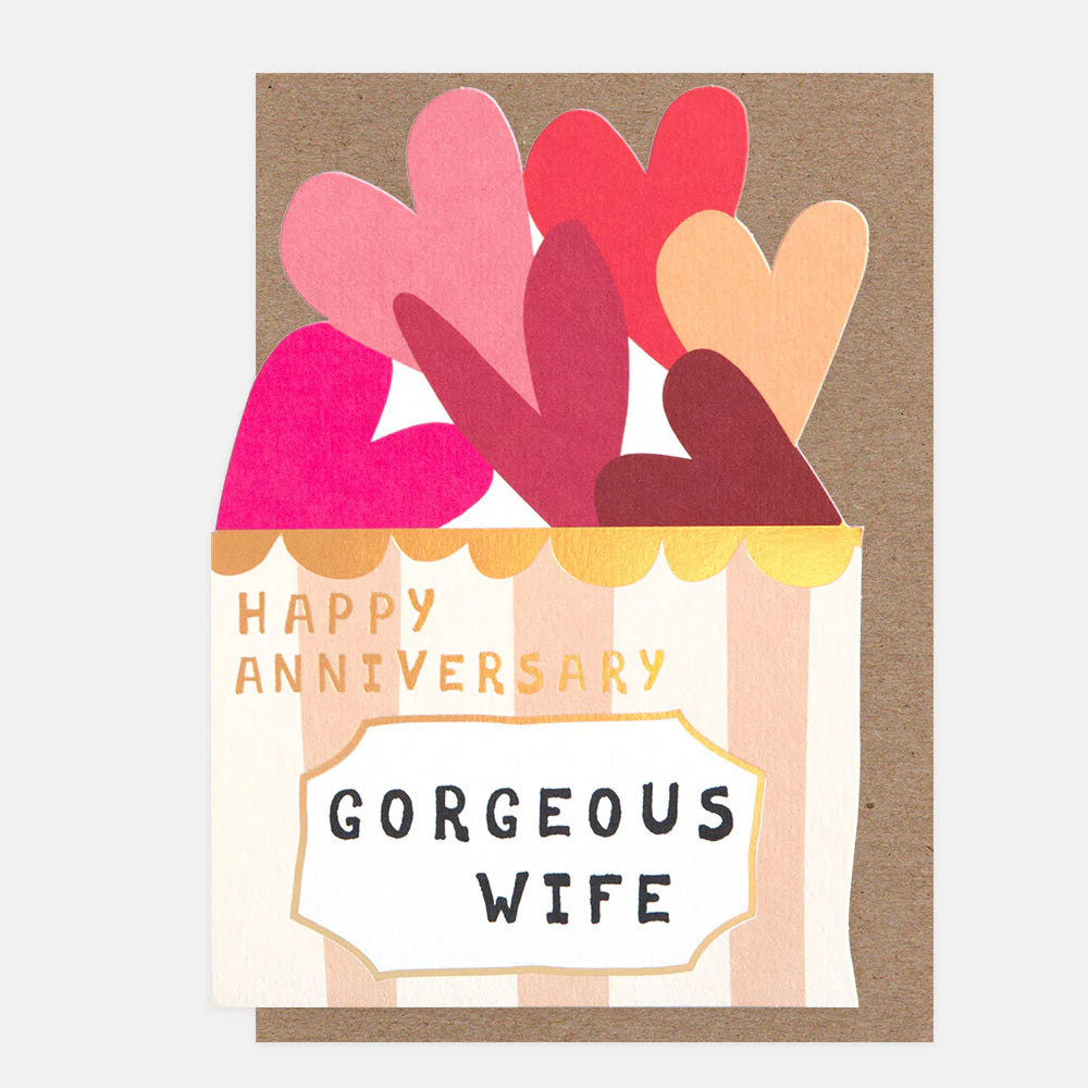 Happy Anniversary Gorgeous Wife Card