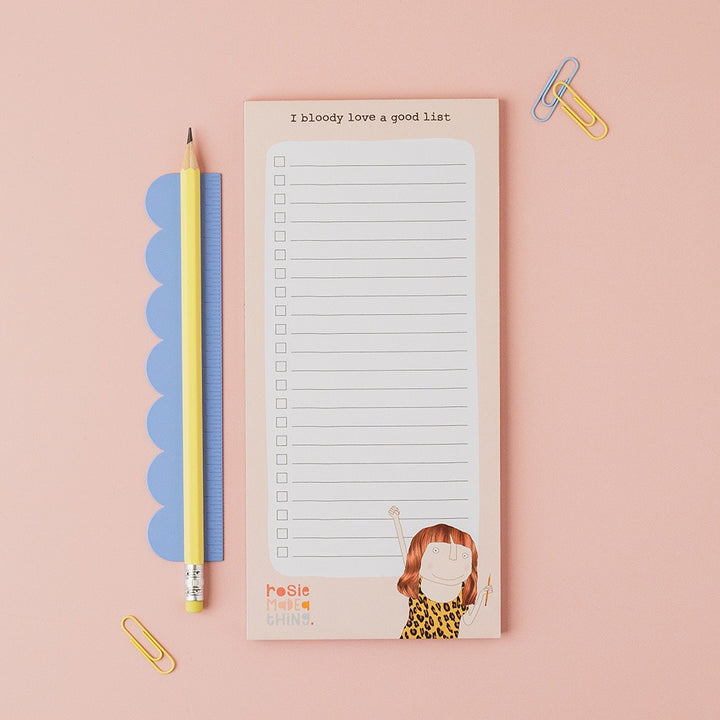Bloody Good Listy Jots