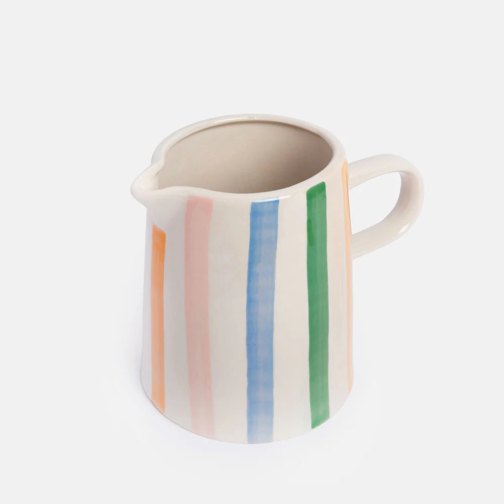 Caroline Gardner Multi Stripe Large Jug