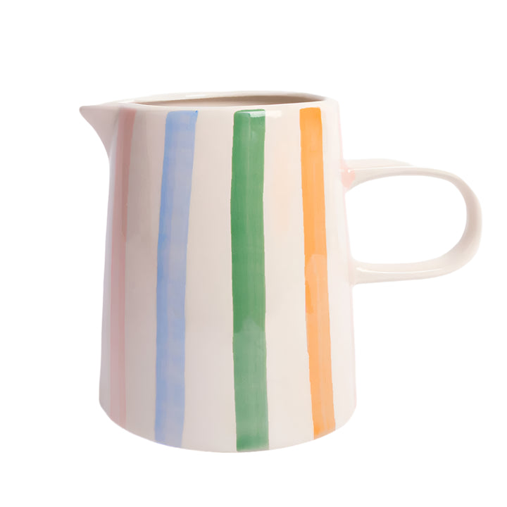 Caroline Gardner Multi Stripe Large Jug