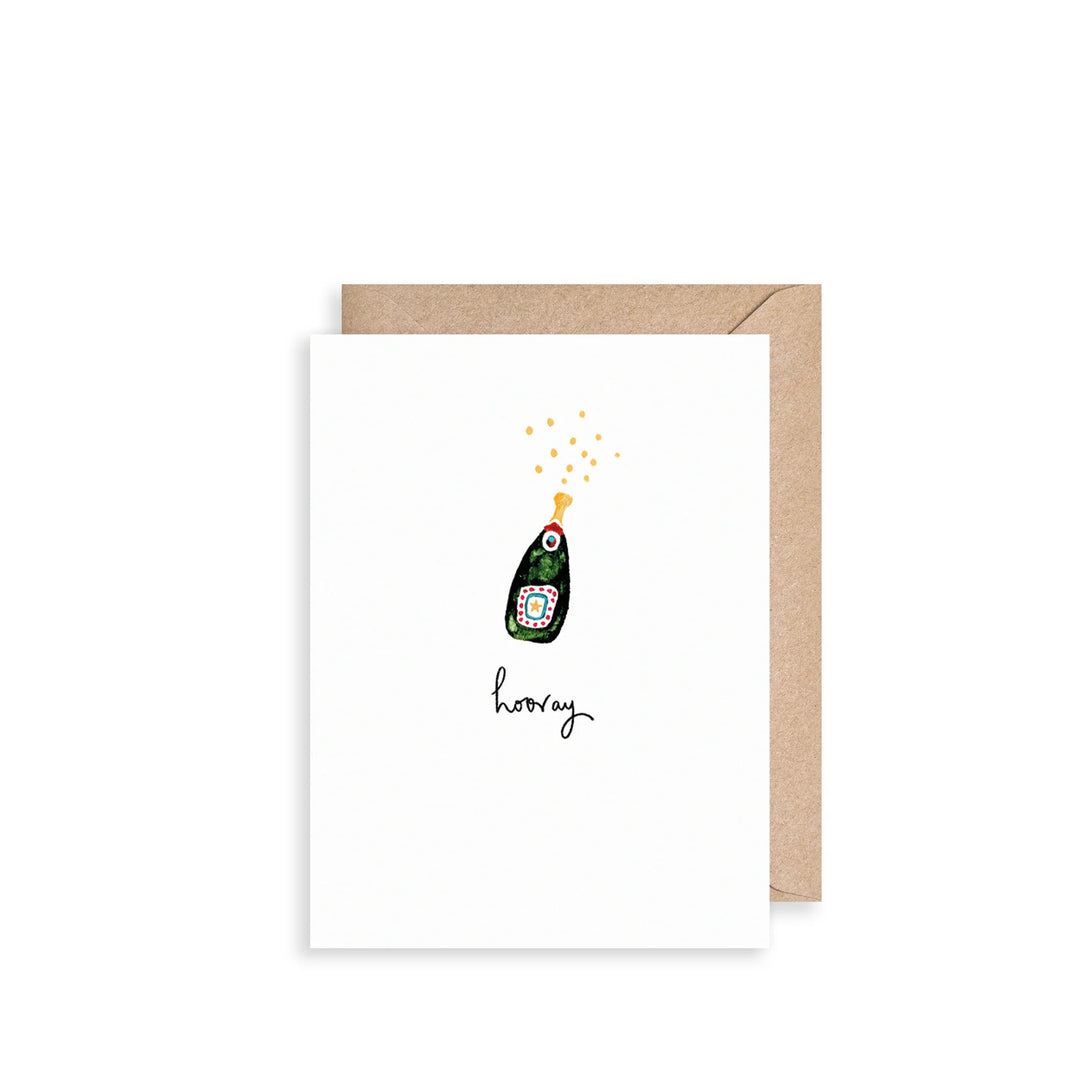 Champagne Hooray Mini Card