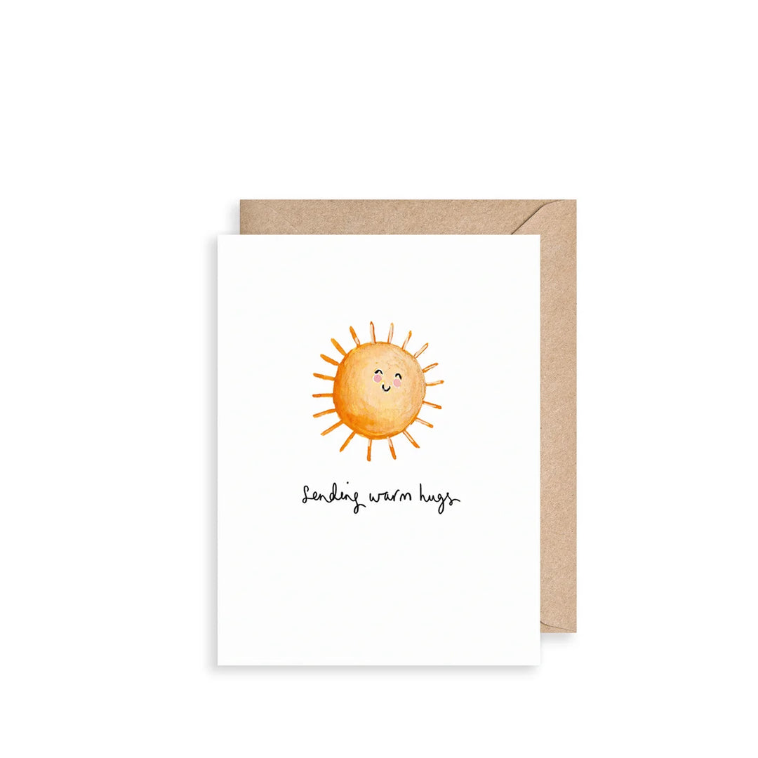 Sun Sending Warm Hugs Mini Card