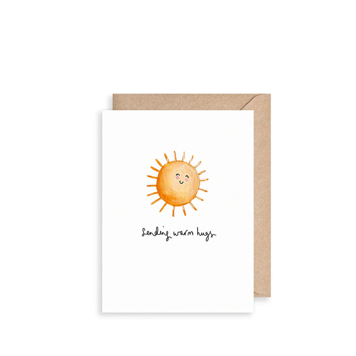 Sun Sending Warm Hugs Mini Card