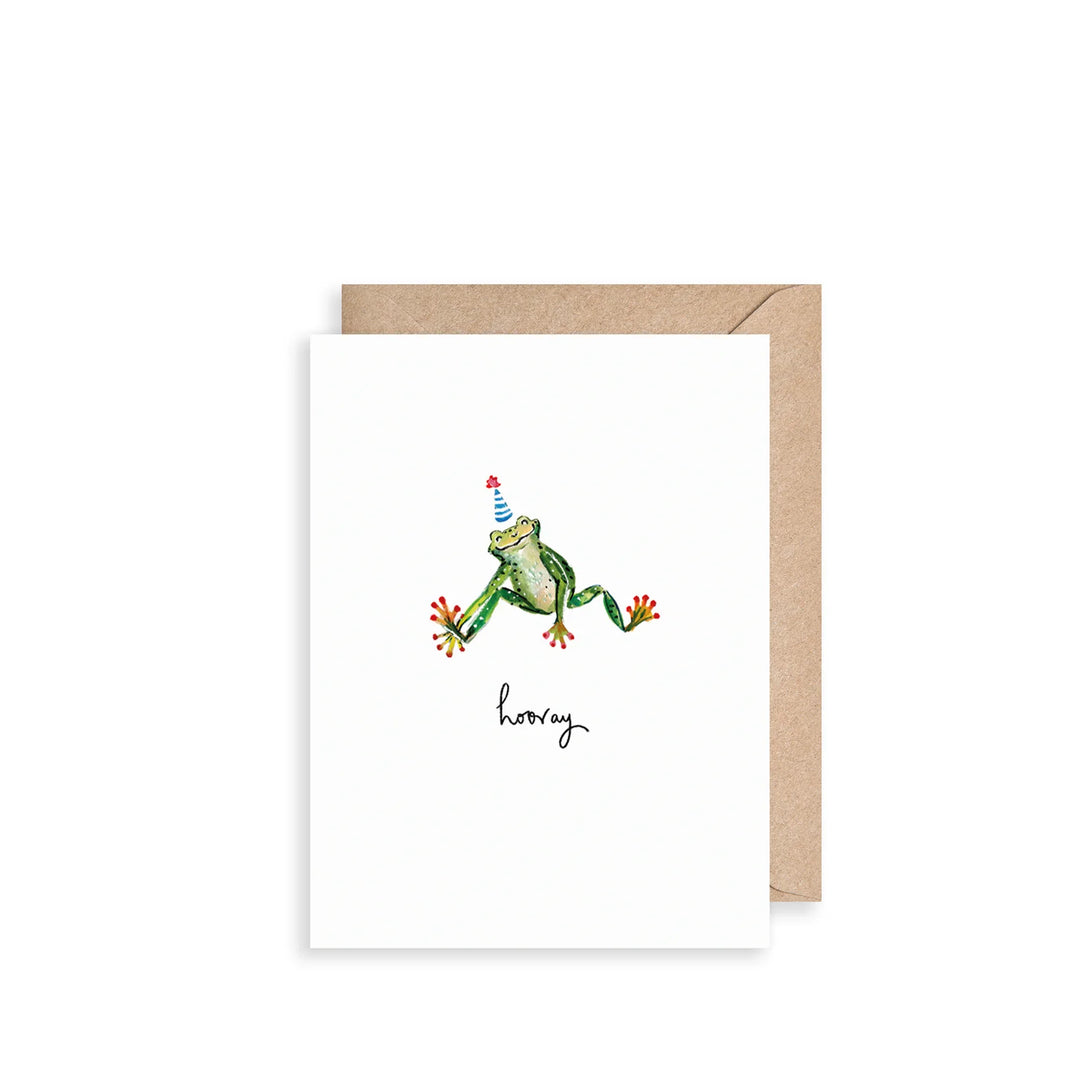 Hooray Frog Mini Card