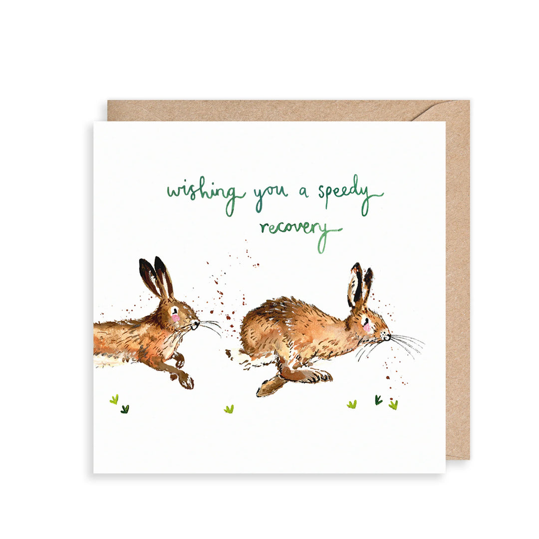 Hare Wishing You a Speedy Recovery Card