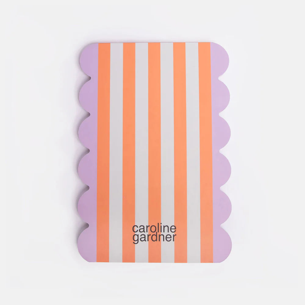 Caroline Gardner Lilac Scallop Edge List Pad