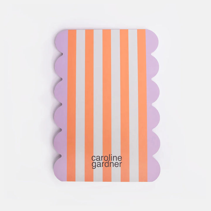 Caroline Gardner Lilac Scallop Edge List Pad