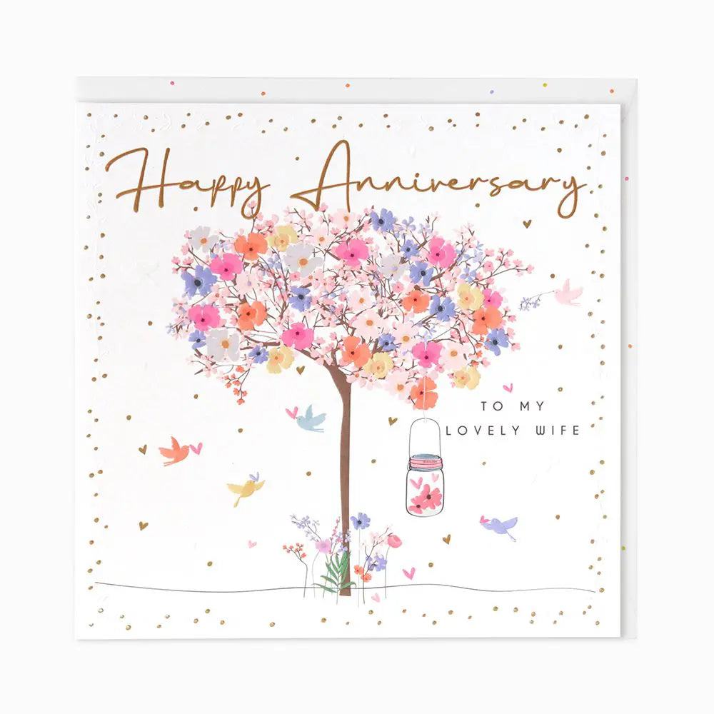Belly button jewelry in the Anniversary Wife Tree Luxe design by Cornucopia Home and Gift, featuring elegant leaf and tree motifs.