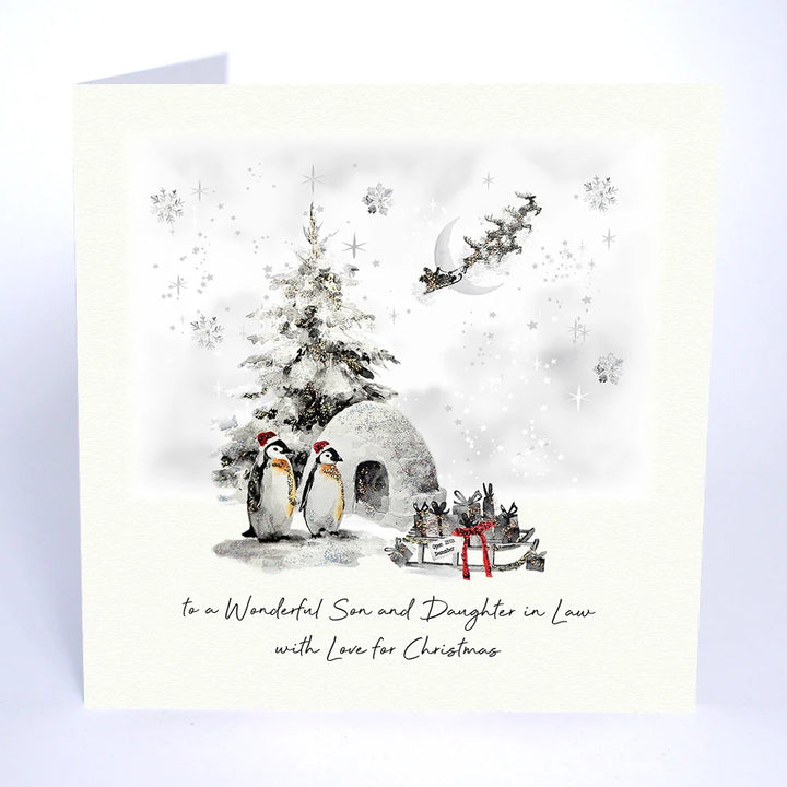 Son &amp; Daughter-in-Law Christmas Card - With Love