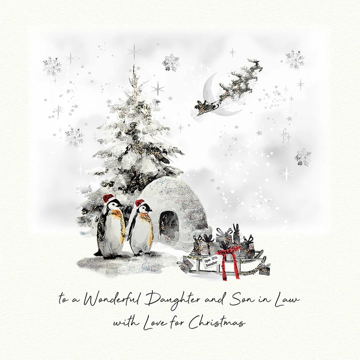 Daughter &amp; Son-in-Law Christmas Card - With Love