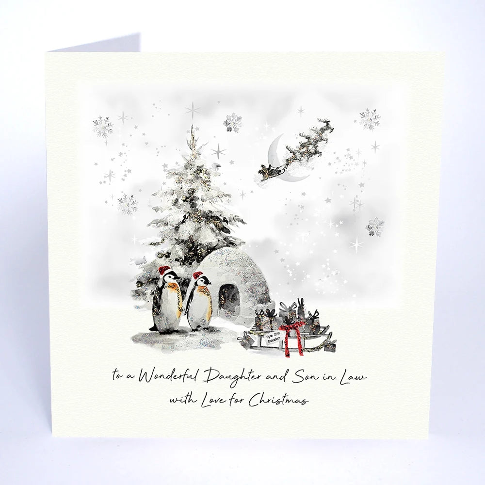 Daughter &amp; Son-in-Law Christmas Card - With Love