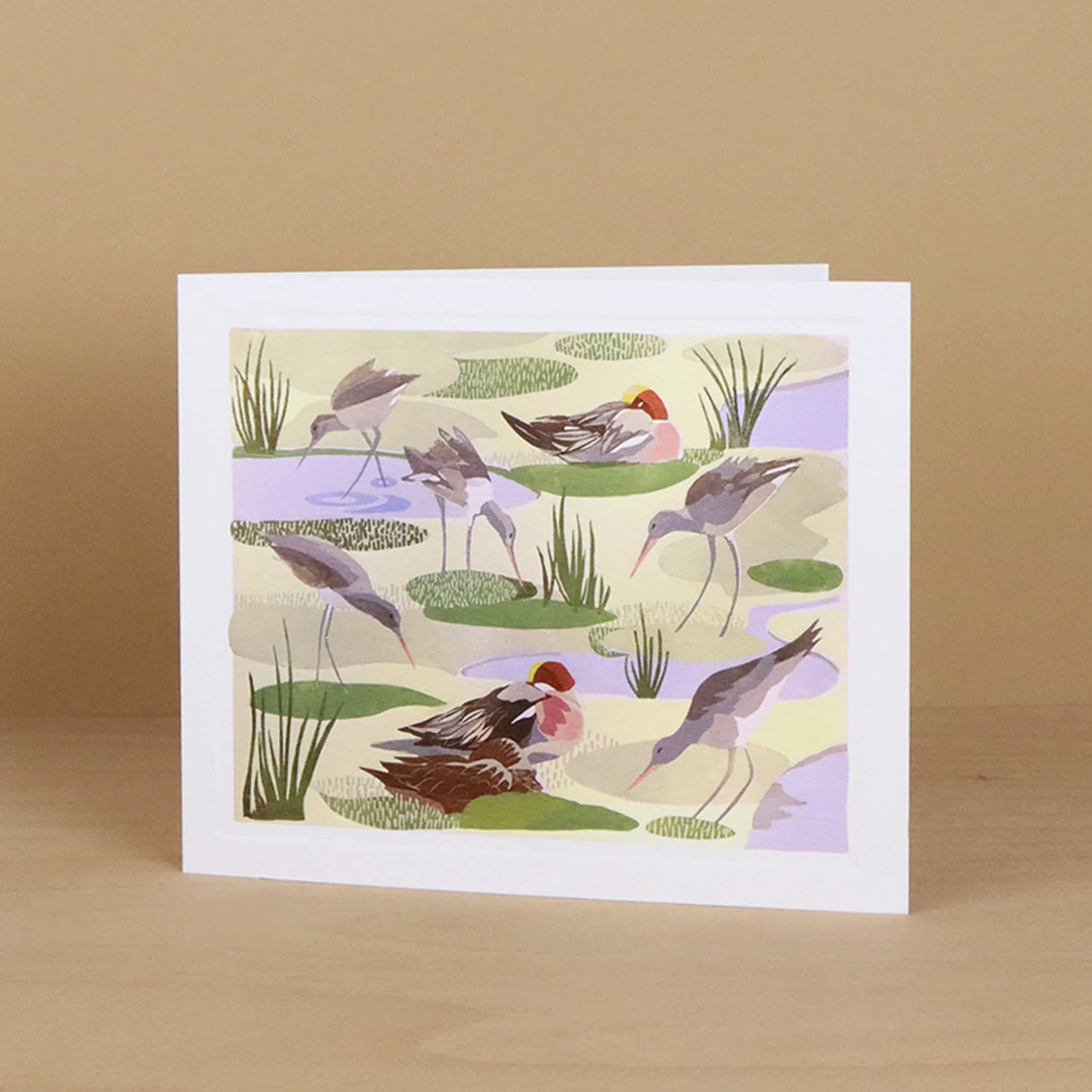 Godwits and Widgeon Art Card