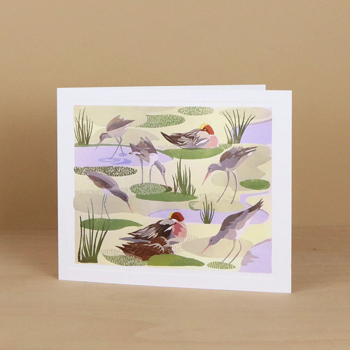 Godwits and Widgeon Art Card