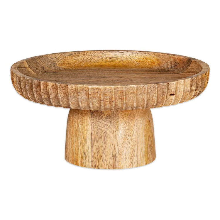 Nkuku Gavivi Mango Wood Stand - Natural-Small